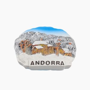 Andorra Refrigerator Magnet,Andorra Souvenir Magnet,Andorra Fridge Magnet,Andorra Tourist Gift,Andorra Travel Souvenir,Winter Village Magnet,Snowy Landscape Fridge Magnet,3D Handcrafted Magnet,Andorra Winter Scene Souvenir,Pyrenees Mountain Magnet