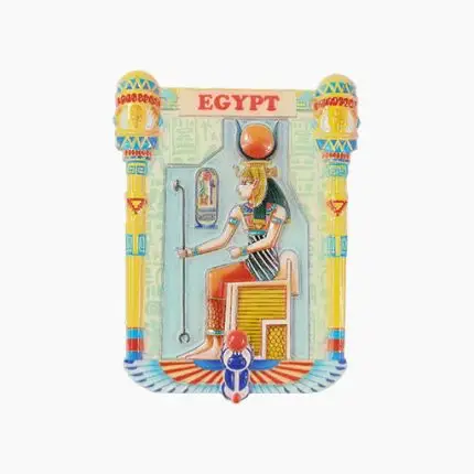 Egypt Refrigerator Magnet,Cairo Souvenir Magnet,Ancient Egypt Fridge Magnet,Pharaoh Queen Magnet,Egyptian Art Magnet,Hieroglyphic Souvenir,Egypt Travel Souvenir,Egyptian History Magnet,Pharaoh-Themed Fridge Decoration,Ceramic Egypt Magnet