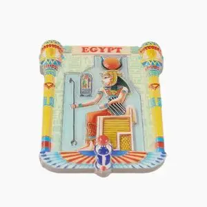 Egypt Refrigerator Magnet,Cairo Souvenir Magnet,Ancient Egypt Fridge Magnet,Pharaoh Queen Magnet,Egyptian Art Magnet,Hieroglyphic Souvenir,Egypt Travel Souvenir,Egyptian History Magnet,Pharaoh-Themed Fridge Decoration,Ceramic Egypt Magnet