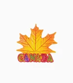 Canada Refrigerator Magnet,Canada Souvenir Magnet,Canadian Fridge Magnet,Maple Leaf Fridge Magnet,Glitter Maple Leaf Magnet,Autumn Canada Magnet,Canadian Travel Souvenir,Maple Leaf Gift,Canada Tourist Magnet,Fall Season Fridge Decoration