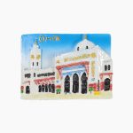 Oran Refrigerator Magnet,Oran Souvenir Magnet,Algeria Fridge Magnet,Algerian Architectural Souvenir,Oran Grand Mosque Magnet,Algeria Travel Souvenir,Oran Tourist Gift,Oran Landmark Magnet,North Africa Fridge Decoration,Oran Historical Buildings Magnet