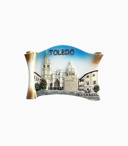 toledo cathedral spain 3d fridge magnet tourist souvenir gift collection home & kitchen decoration magnetic sticker toledo spain refrigerator magnet