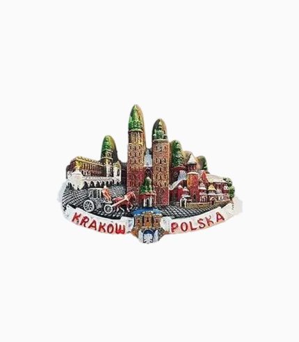 3d krakow poland fridge magnet souvenir gift,home & kitchen decoration magnetic sticker krakow poland refrigerator magnet tourist souvenir gift