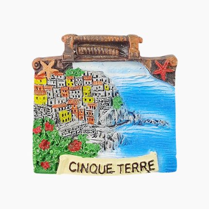 Cinque Terre Refrigerator Magnet,Italy Souvenir Magnet,Colorful Cliffside Village Fridge Magnet,Manarola Souvenir,Ligurian Coast Magnet,Cinque Terre Travel Gift,Italian Riviera Fridge Decoration,Mediterranean Seaside Souvenir,Cliffside Town Magnet,Italy Landmark Collectible