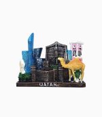 3d qatar fridge magnet travel souvenir gift home kitchen refrigerator decoration magnetic sticker craft collection