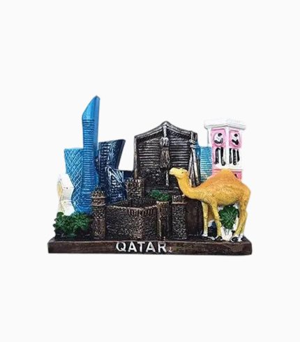 3d qatar fridge magnet travel souvenir gift home kitchen refrigerator decoration magnetic sticker craft collection