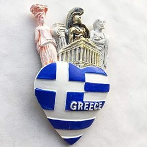 3d athens greece fridge magnet souvenir gift,home & kitchen decoration magnetic sticker athens greece refrigerator magnet