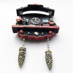cuckoo clock switzerland 3d fridge magnet tourist souvenir gift home & kitchen decoration magnetic sticker switzerland refrigerator magnet collection