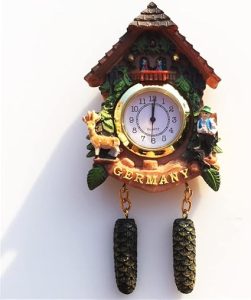 3d cuckoo clock germany fridge magnet travel souvenir gift refrigerator decoration electronic clock resin craft