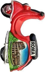 3d motorcycle rome italy fridge magnet tourist souvenir kitchen refrigerator magnet decoration hand painted craft