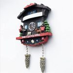 cuckoo clock switzerland 3d fridge magnet tourist souvenir gift home & kitchen decoration magnetic sticker switzerland refrigerator magnet collection