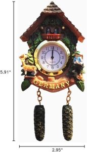 3d cuckoo clock germany fridge magnet travel souvenir gift refrigerator decoration electronic clock resin craft