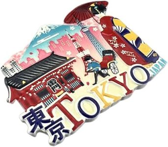 tokyo japan fridge magnet travel souvenir refrigerator decoration 3d magnetic sticker craft collection