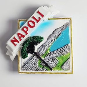 3d napoli italy fridge magnet tourist souvenir refrigerator decoration resin hand painted craft collection