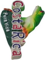 3d costa rica fridge magnet tourist souvenir refrigerator decoration magnetic sticker hand painted craft collection