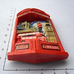 3d london england fridge magnet telephone booth style travel sticker souvenir,home & kitchen decoration promotion gift