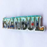 3d istanbul turkey fridge magnet letters style travel sticker souvenir home & kitchen decoration,turkey refrigerator magnet