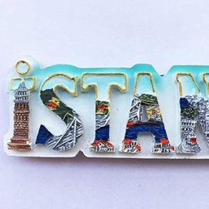 3d istanbul turkey fridge magnet letters style travel sticker souvenir home & kitchen decoration,turkey refrigerator magnet