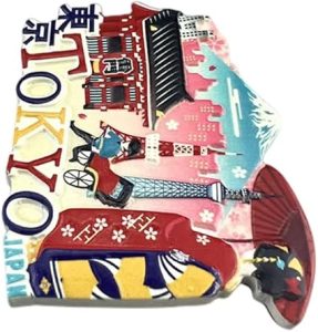 tokyo japan fridge magnet travel souvenir refrigerator decoration 3d magnetic sticker craft collection