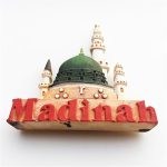 3d madinah saudi arabia fridge magnet travel souvenir refrigerator magnetic sticker hand painted