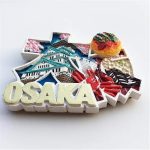 3d osaka japan fridge magnet travel souvenir gift home kitchen refrigerator decoration magnetic sticker craft collection