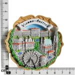 3d vienna austria fridge magnet tourist souvenir refrigerator decorative magnet hand painted craft