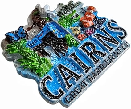 great barrier reef cairns queensland australia fridge magnet travel souvenir decoration 3d magnetic sticker hand painted craft