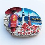 3d tokyo japan fridge magnet travel souvenir gift refrigerator magnetic sticker craft collection