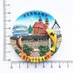 stuttgart germany fridge magnet souvenir gift refrigerator magnetic sticker collection