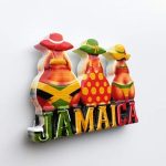 3d bikini beauty of jamaica fridge magnet,home & kitchen decoration magnetic sticker jamaica refrigerator magnet travel souvenir gift collection