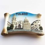 toledo cathedral spain 3d fridge magnet tourist souvenir gift collection home & kitchen decoration magnetic sticker toledo spain refrigerator magnet