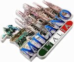 3d milan italy fridge magnet travel souvenir refrigerator decoration magnet craft collection