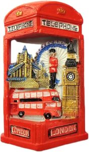 3d london england fridge magnet telephone booth style travel sticker souvenir,home & kitchen decoration promotion gift