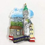 innsbruck austria 3d fridge magnet tourist souvenir gift collection，home & kitchen decoration magnetic sticker, innsbruck austria refrigerator magnet collection