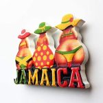 3d bikini beauty of jamaica fridge magnet,home & kitchen decoration magnetic sticker jamaica refrigerator magnet travel souvenir gift collection