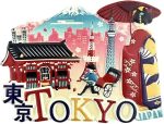 tokyo japan fridge magnet travel souvenir refrigerator decoration 3d magnetic sticker craft collection