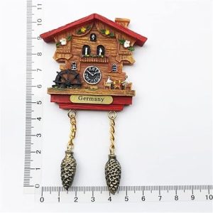 3d cuckoo clock germany fridge magnet tourist souvenir refrigerator magnetic sticker hand painted