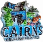 great barrier reef cairns queensland australia fridge magnet travel souvenir decoration 3d magnetic sticker hand painted craft