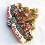 3d krakow poland fridge magnet souvenir gift,home & kitchen decoration magnetic sticker krakow poland refrigerator magnet tourist souvenir gift