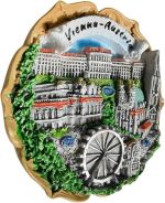 3d vienna austria fridge magnet tourist souvenir refrigerator decorative magnet hand painted craft