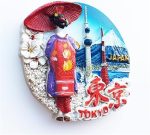 3d tokyo japan fridge magnet travel souvenir gift refrigerator magnetic sticker craft collection