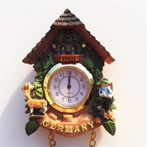 3d cuckoo clock germany fridge magnet travel souvenir gift refrigerator decoration electronic clock resin craft