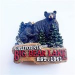big bear lake california usa fridge magnet travel souvenir refrigerator magnet decoration hand painted craft