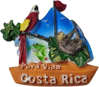 3d costa rica fridge magnet travel souvenir refrigerator decoration magnetic sticker hand painted craft collection