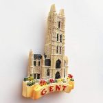 3d ghent belgium fridge magnet tourist souvenir gift collection, home kitchen decoration magnetic sticker gent belgium refrigerator magnet