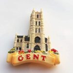 3d ghent belgium fridge magnet tourist souvenir gift collection, home kitchen decoration magnetic sticker gent belgium refrigerator magnet