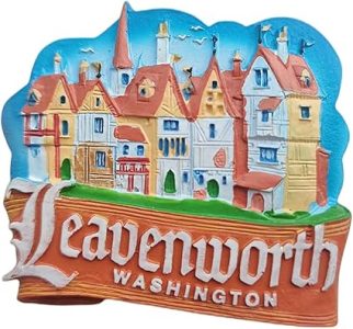 leavenworth washington usa fridge magnet travel souvenir refrigerator decoration 3d magnetic sticker hand painted craft