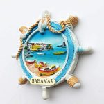 3d rudder shape bahamas north america fridge magnet travel souvenir gift collection home & kitchen decoration magnetic sticker, bahamas refrigerator magnet