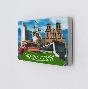 3d medellin colombia fridge magnet travel souvenir gift home kitchen decoration refrigerator magnetic sticker magnet collection