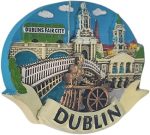 dublin ireland fridge magnet travel souvenir refrigerator decoration 3d magnetic sticker hand painted craft collection